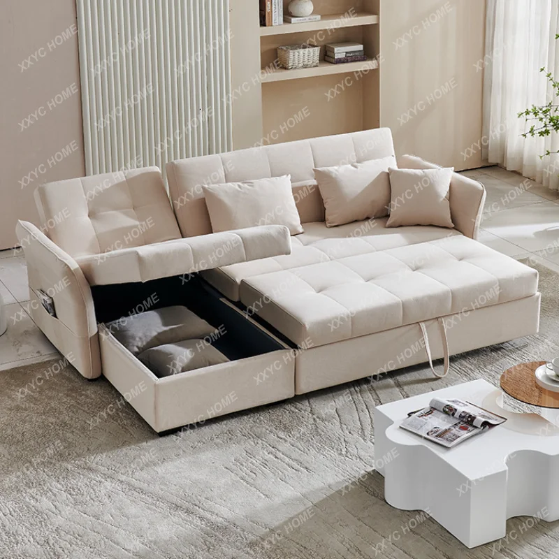 XX Fancy Living Room Sofa Double Storage White Love Seat Daybed Sofa  Modern  Muebles Para Dormitorio Home