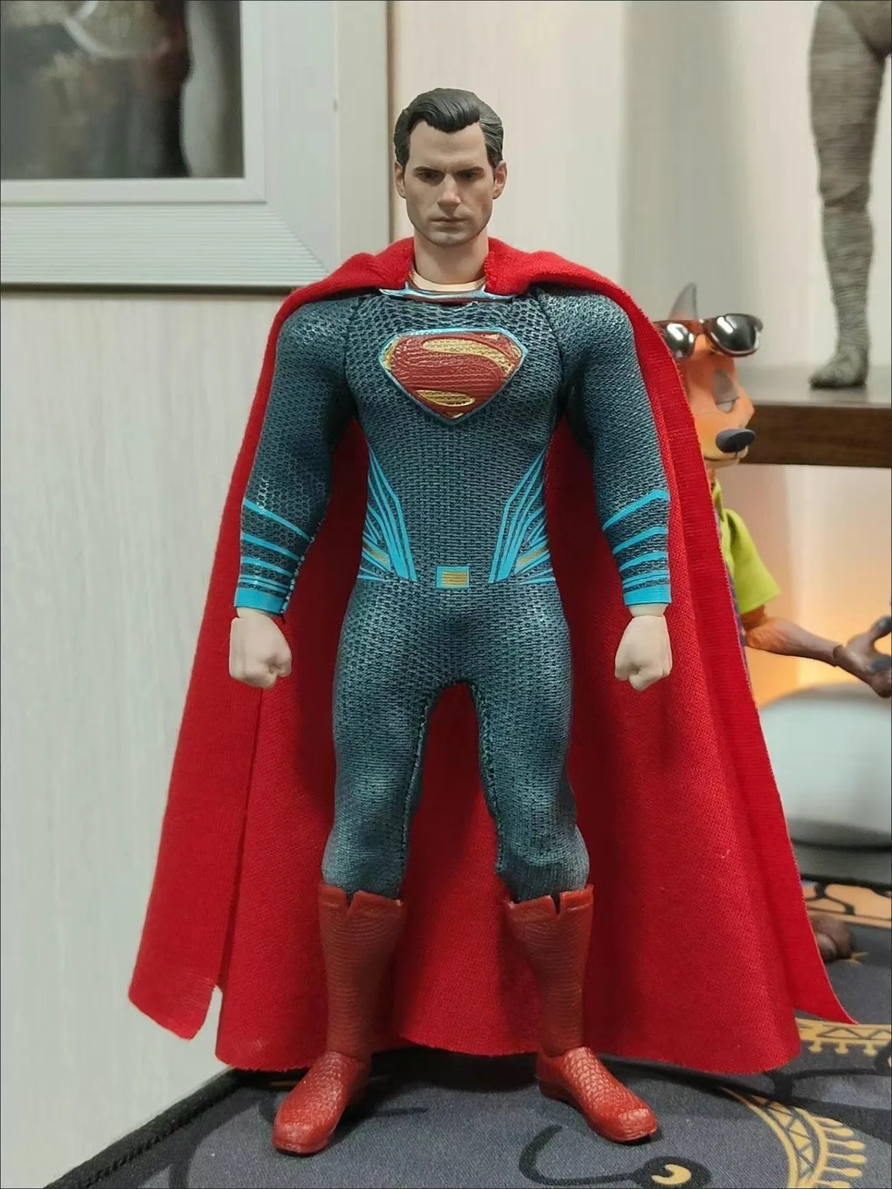 Mezco Dc Figure Justice League Clothing Superman Batman 6 Inch Action Figures 1/12 Statue Toy Collectible Model Adult Kid Gifts