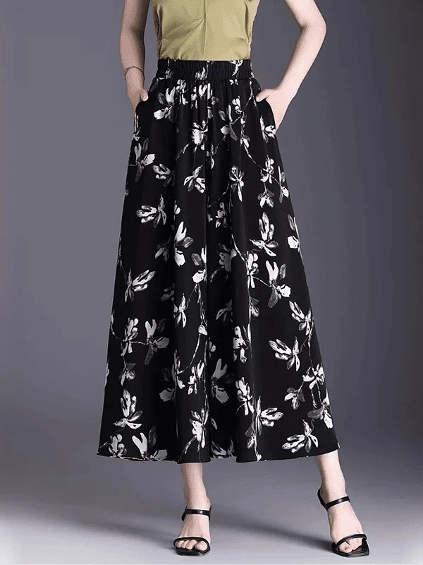 

Брюки с высокой талией и широкими штанинами, тонкие, новые, в китайском стиле, повседневные, для женщин, лето 2025, удобные, с эластичным поясом