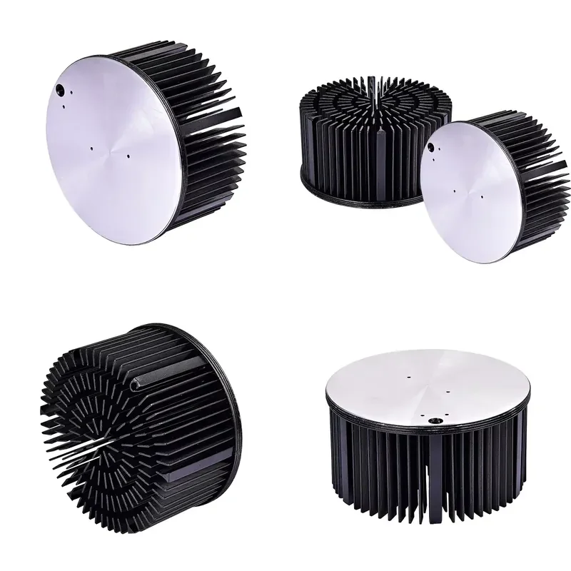 for CXB3590 Round Aluminum Radiator 50mm 60mm 70mm 80mm 120mm 133mm 140mm 150mm Large Heat Sink for 60W 100W LED