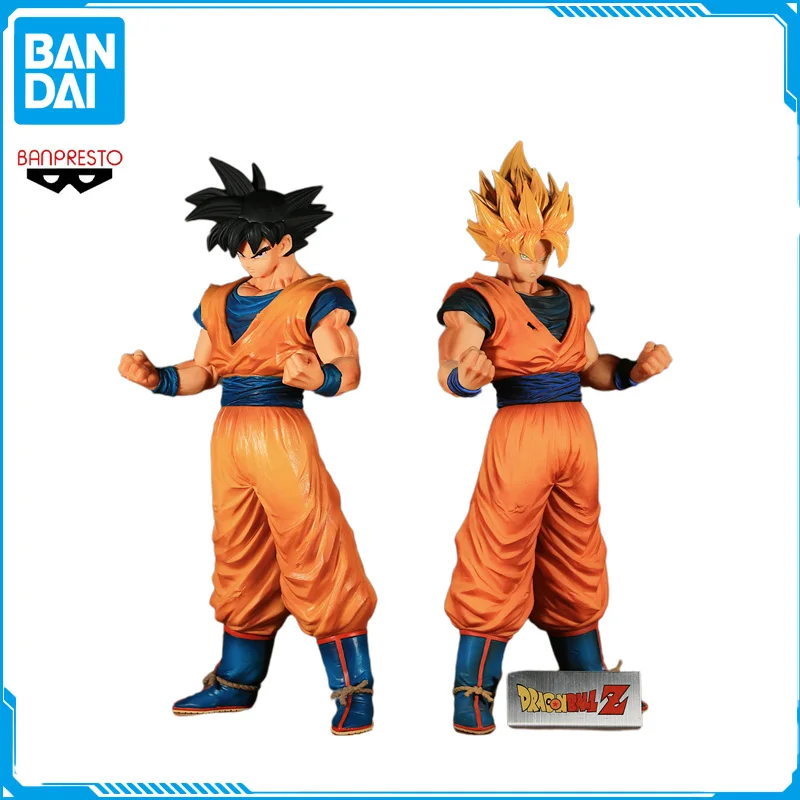 

In Stock Bandai BANPRESTO Grandista Resolution of Soldiers Son Gokuu Original Anime Figures Model Toy Action Collection Doll Pvc