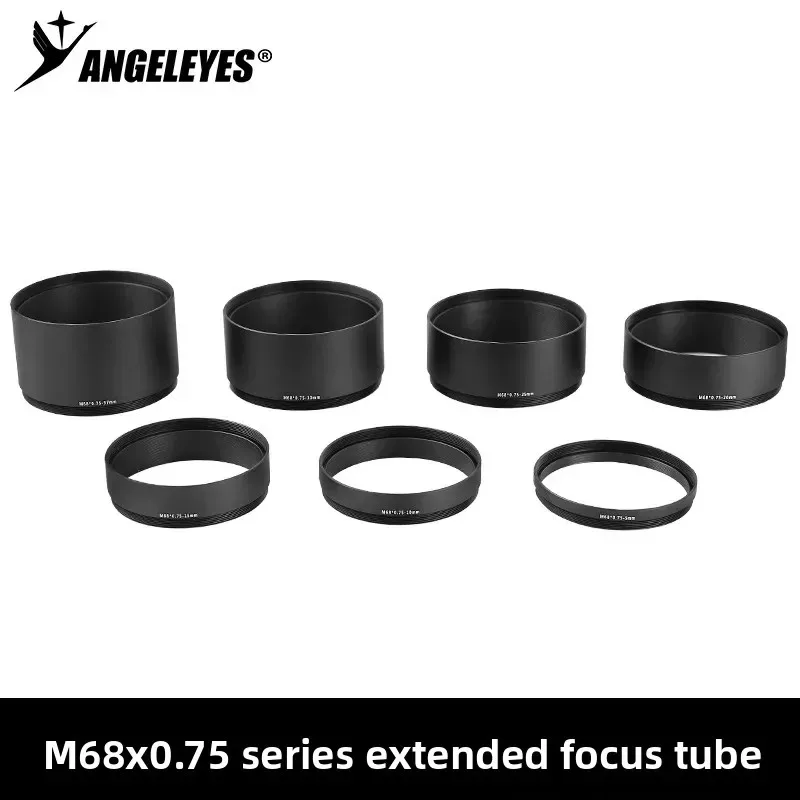 

Angeleyes M68X0.75 Astronomical Telescope Photography Back Interceptor Multiple Sizes 5mm to 37mm for Stargazing And Astrophotog