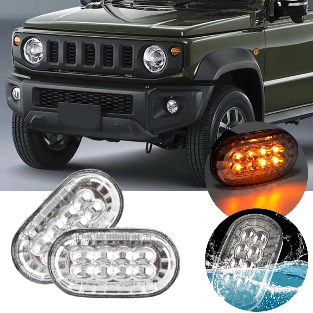 2Pcs Car LED Side Indicator Marker Light Turn Signal Light  For Suzuki Jimny JB64W Sierra JB23W  Carry Truck