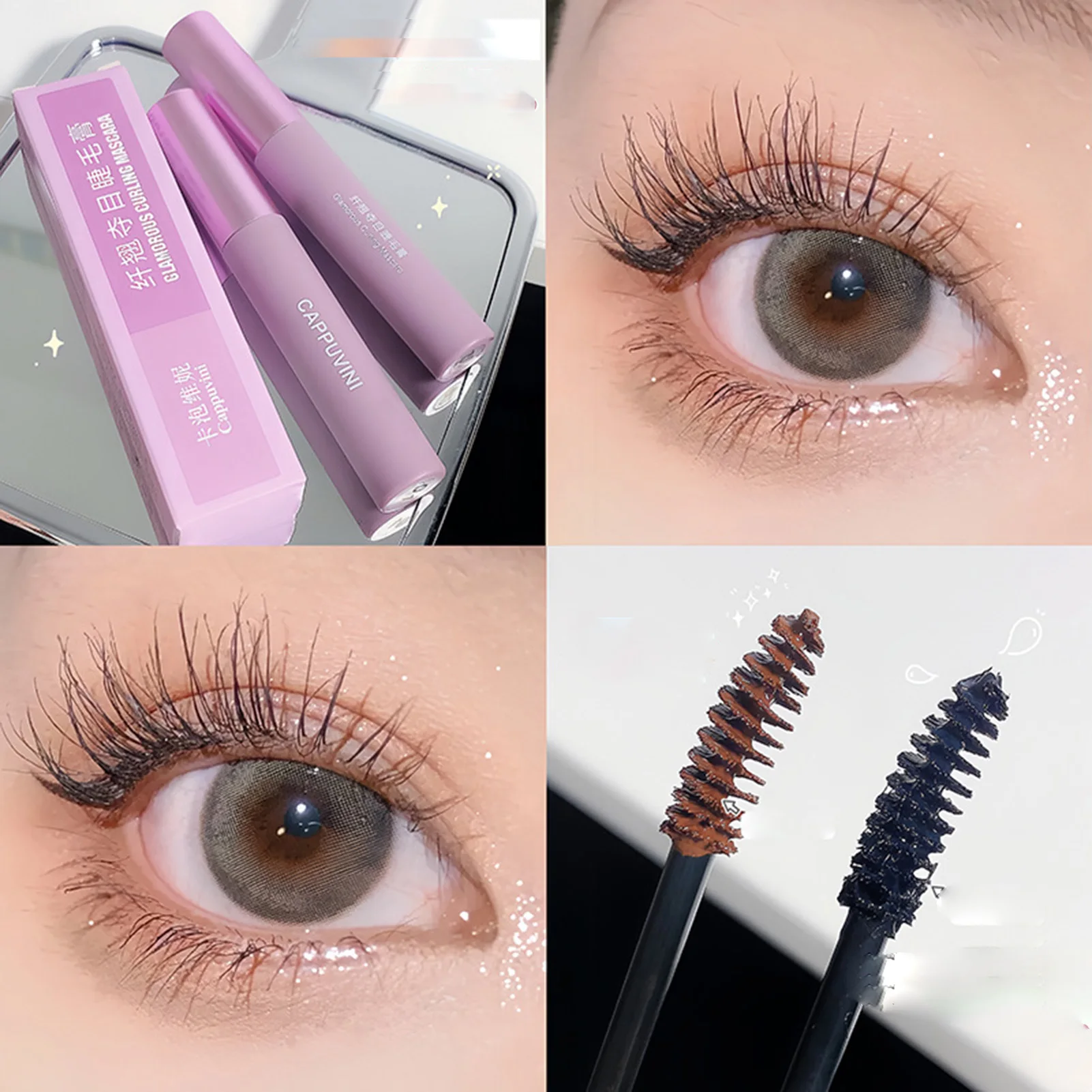 Curling langlebige Wimpern Mascara Longwear volle Abdeckung weiche Mascara für Frauen Mädchen Wimpern kosmetische Pr Verkauf