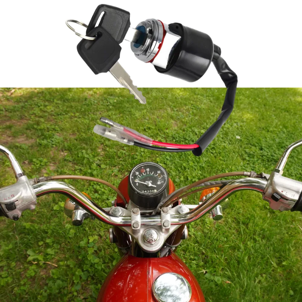 

35010-111-671 For Honda CB100 CB125 S90 SL100 SL125 XL100 Electric Ignition Key Switch with 2 Keys Motorcycle accessories