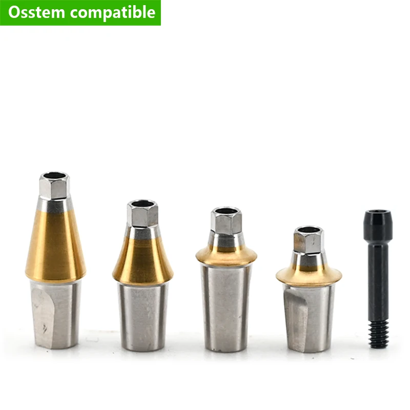 

For Osstem Dental Transfer Abutment with Dual Hex Connection OEM ODM Grade 5 Titanium Abutment Prosthesis Factory Direct Sales