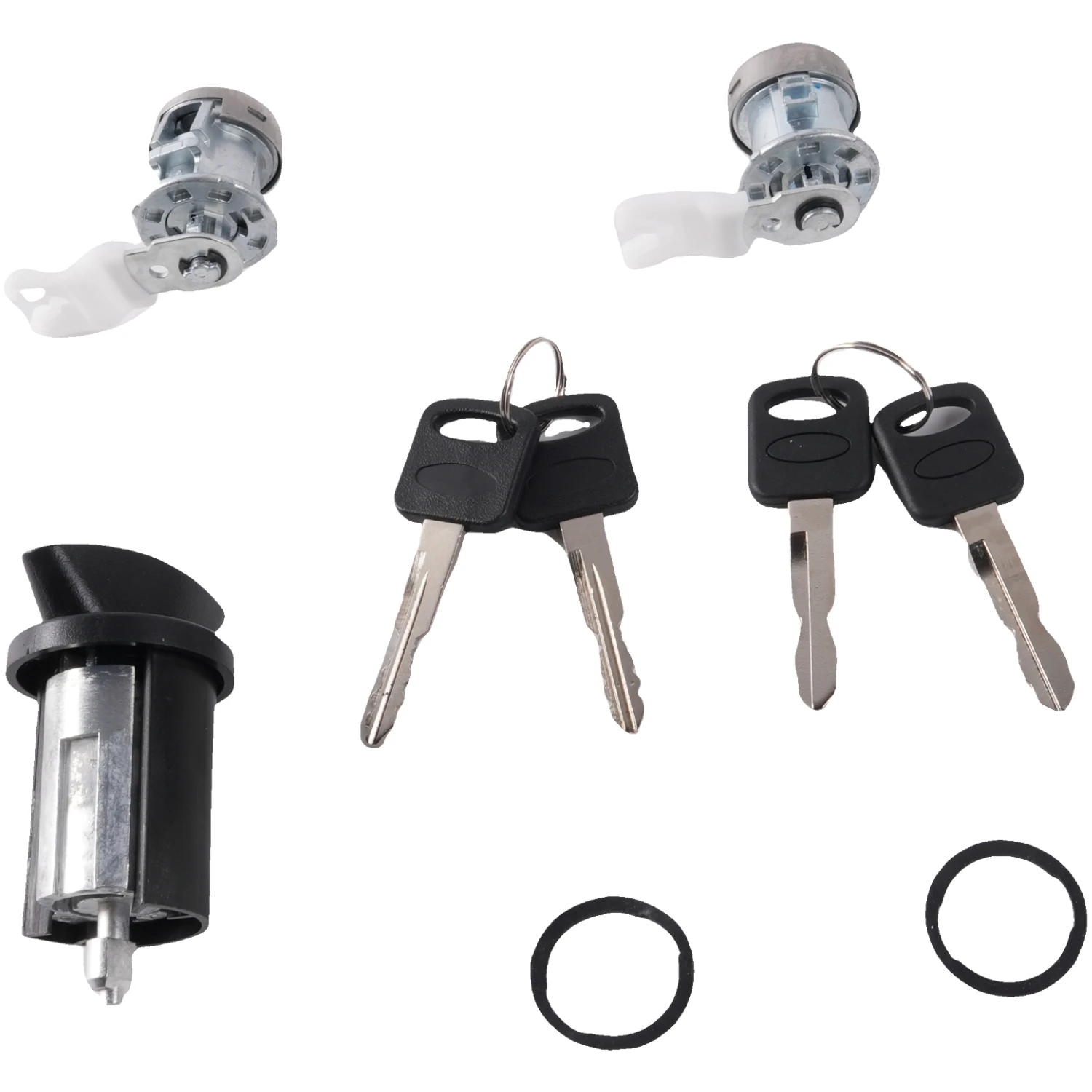 Комплект цилиндров автоматического зажигания и дверного замка с 2 ключами 707624 703362 для Ford F250 F-250 XL Flotillera Super Duty 2005-07 запасные части