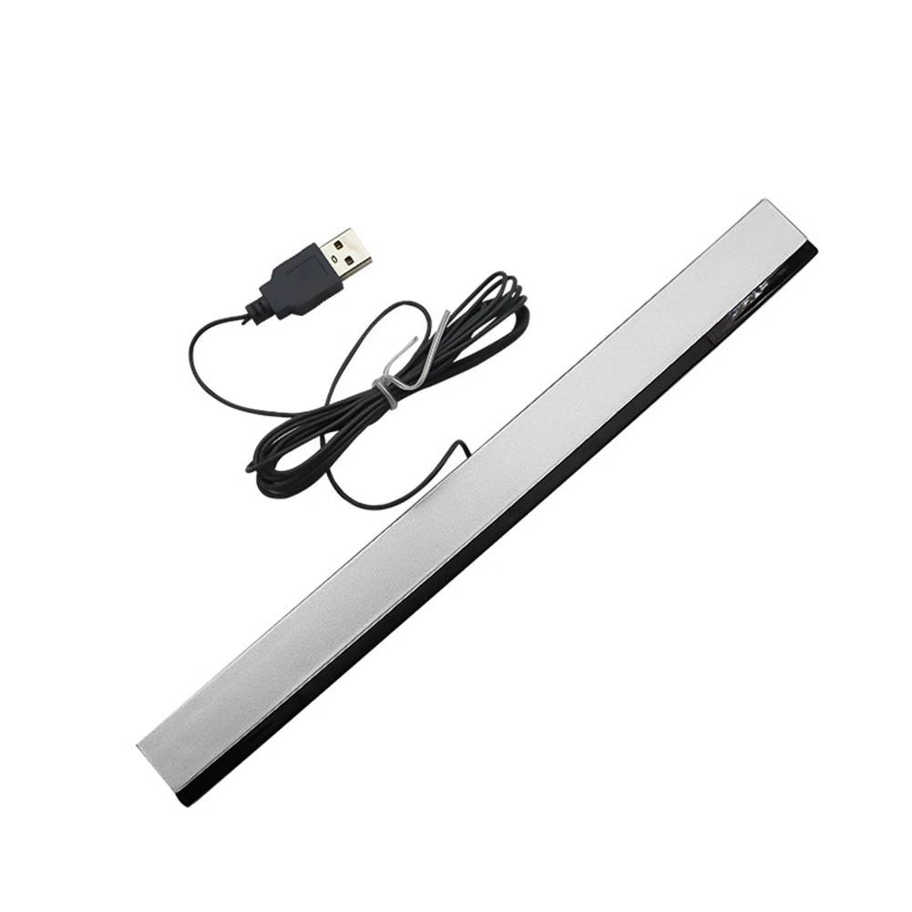 Game Accessories for Wii Sensor Bar Wired Receivers IR Signal Ray USB Plug Replacement Sensor Bar Reciever for WII/WIIU