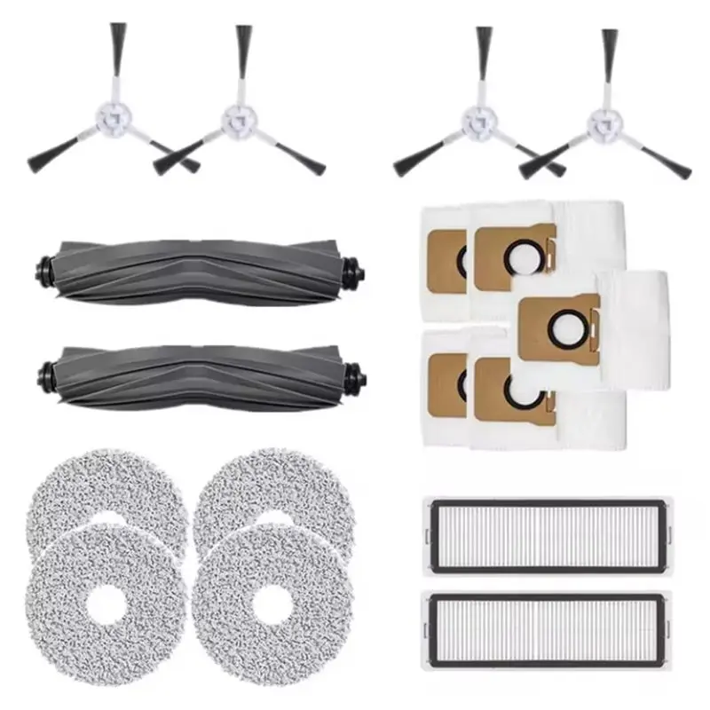 

Набор аксессуаров ABGH-17PCS для робота-пылесоса Dreame Bot L10s Ultra/L10 Ultra/L10 Prime: основная щетка, боковая щетка, фильтр, насадка для влажной уборки
