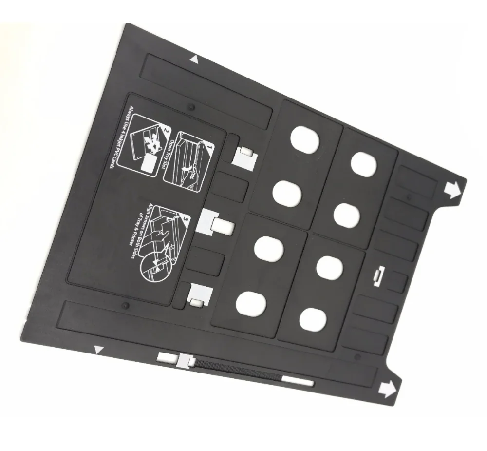 PVC ID Card Plastic Inkjet Printer Tray for Epson 1400 1410 1430 1430W 1500W R800 R1800 R1900 R2000 R2880 R3000 P400 P600