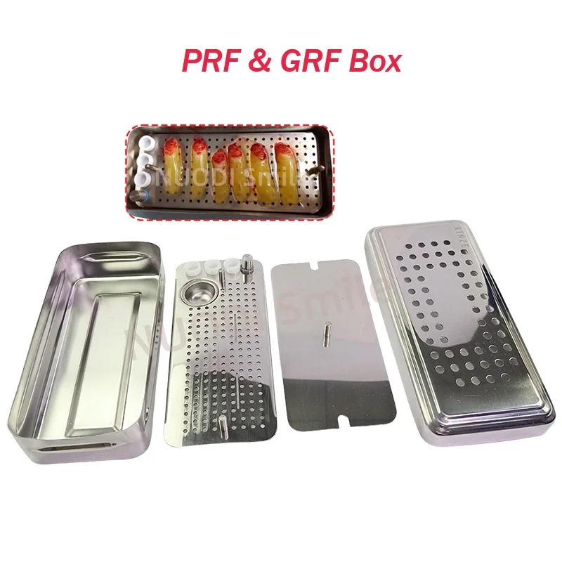 

Dental PRF & CGF Box Dentistry Implant Surgery Kit GRF Cassette Platelet Rich Fibrin Set Bone Membrane Kit Dentist Instrument