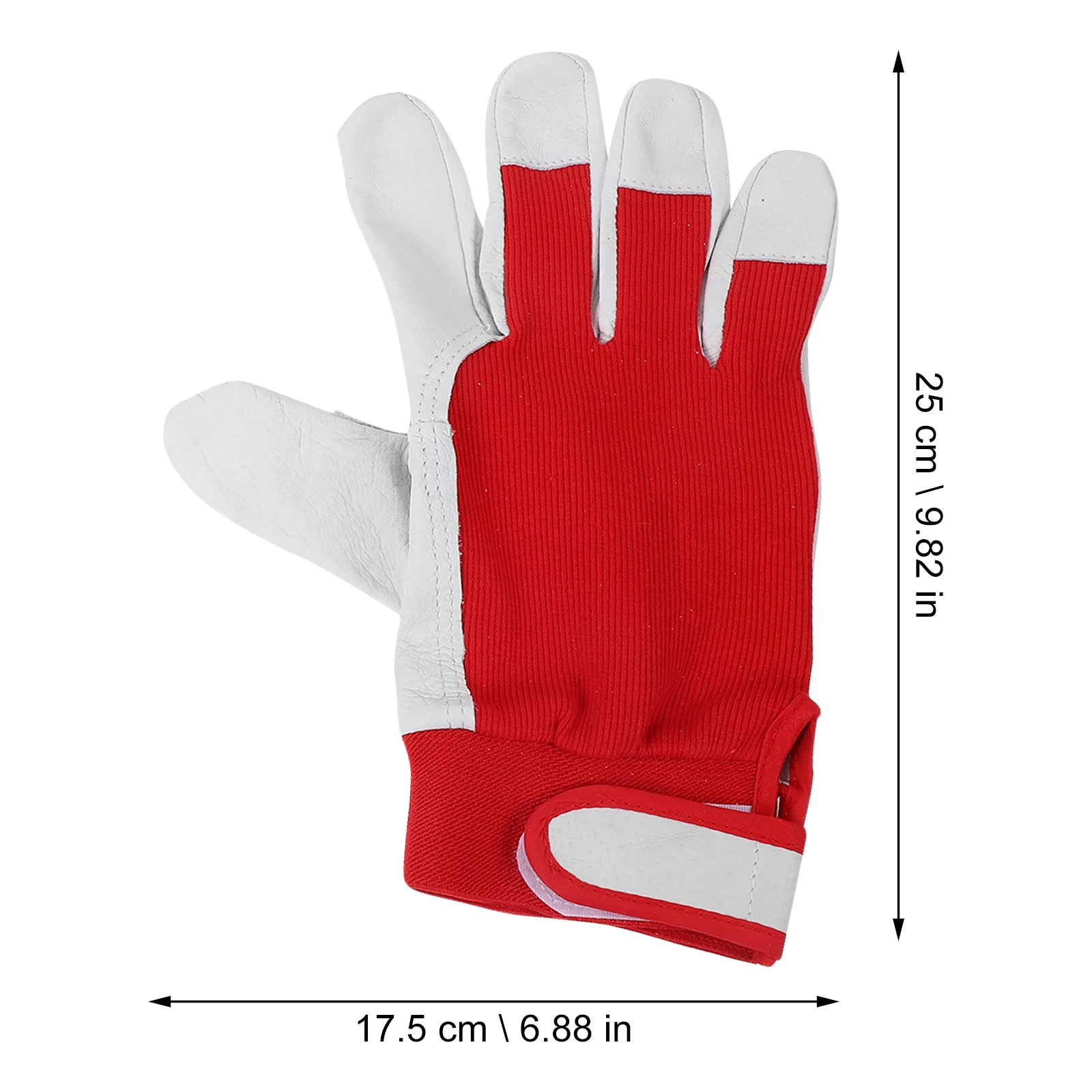 1 زوج ثقب برهان قفازات الحديقة الثقيلة سميكة واقية البستنة قفازات العمل لتقليم زراعة إزالة الأعشاب الضارة مهام ساحة