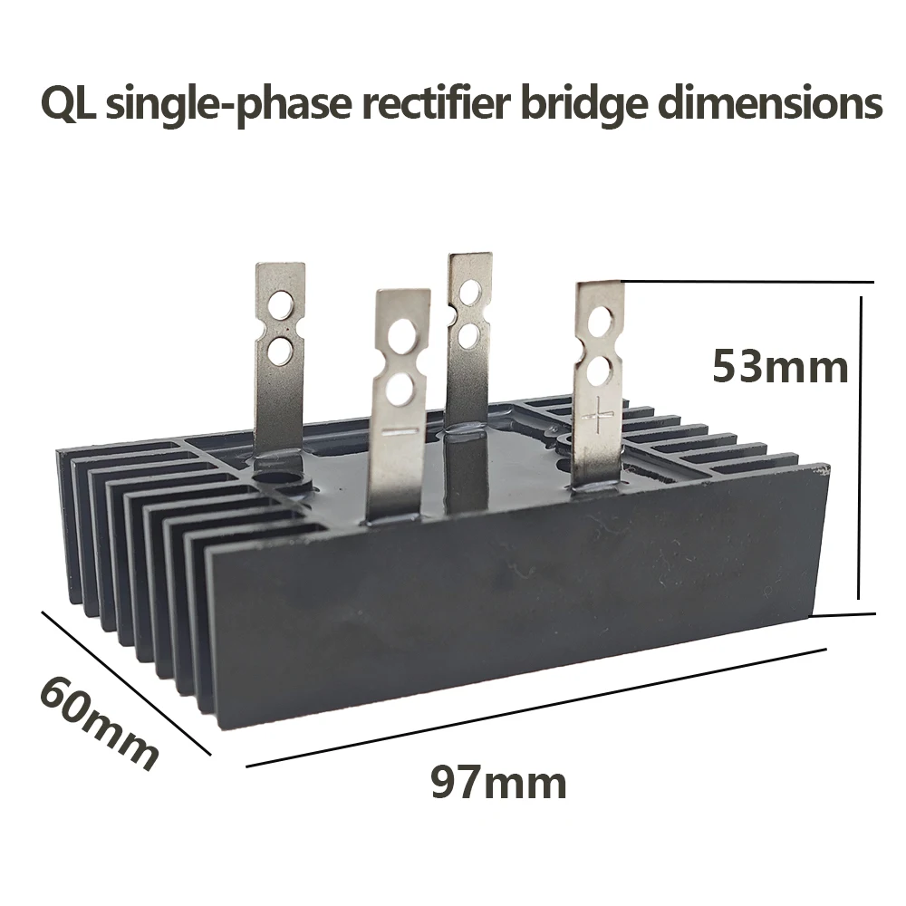 Single Phase Ql100A-16 Bridge Rectifier Factory Price 1000V 1200V 1400V 1600V New Original Bridge Rectifier Module