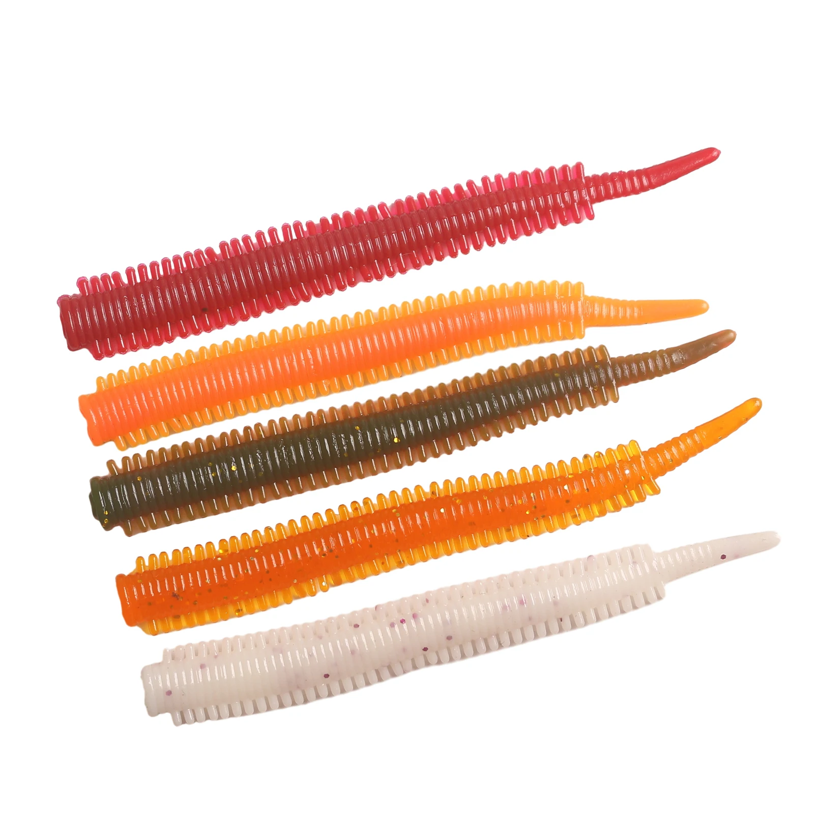 10 bags of road runner lures bionic sea sandworms soft bait to simulate the lures fishing lures multi-color not easily brok