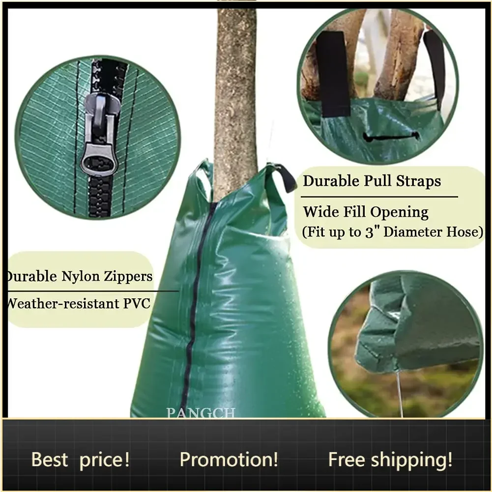 Tree Watering Bag, 20 Gallon Slow Release Tree Watering Bags-Drip Irrigation Bag for Newly Planted or Established Trees (8 Pack)