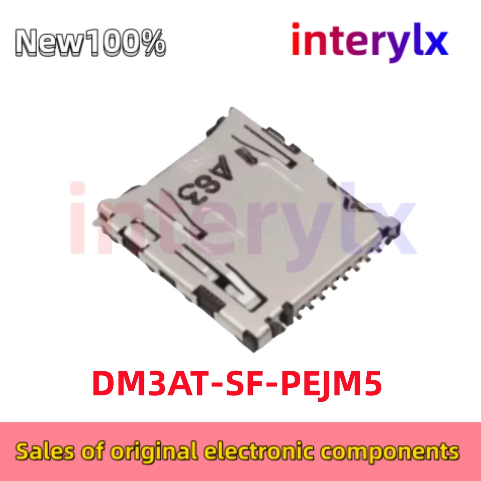 10Pcs/Lot Original genuine DM3AT-SF-PEJM5 microSD external welding memory card holder TF card slot 10P dual-scroll point
