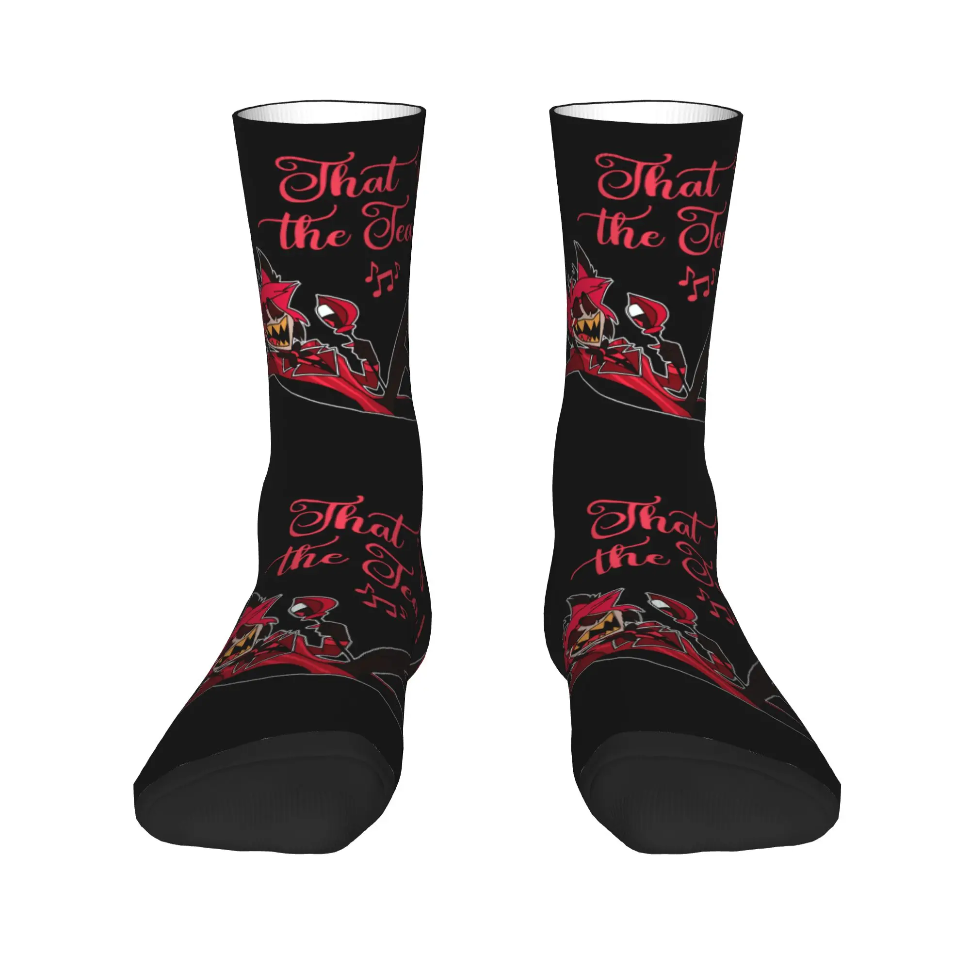 

Hazbins Anime Animation Hotel Dress Socks Men Women Warm Spring Summer Autumn Winter Crew Socks