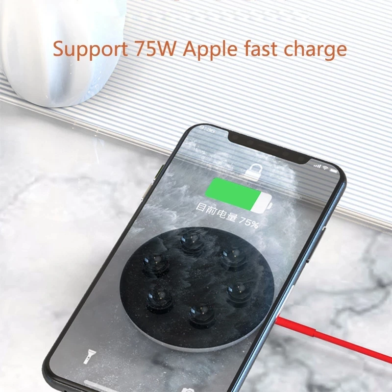 Spider Suction Cup Wireless Charger For iPhone 12XRXS Portable Fast Wireless charging Pad For SamsungAbsorption Wireless Charger