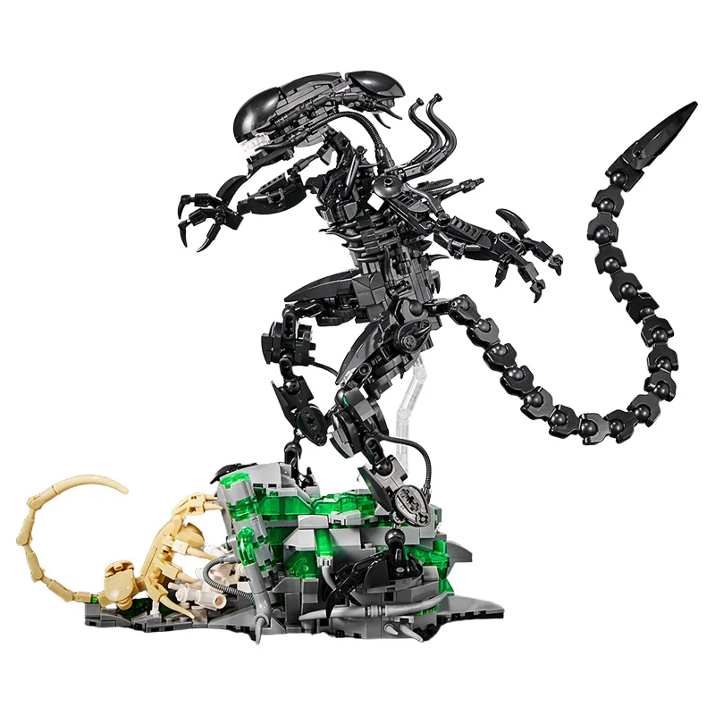 Creatieve MOC Alien Monster Bouwstenen Bricks Set DIY Alien Figuren Assembly Model Kit Speelgoed Voor Kinderen Volwassen Jongens Geschenken