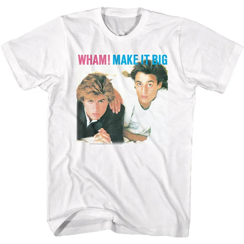 Wham Mighty Band George Michael Rock Retro Casual T-Shirt Men's and Women's Luxury Brand Top 2026 New