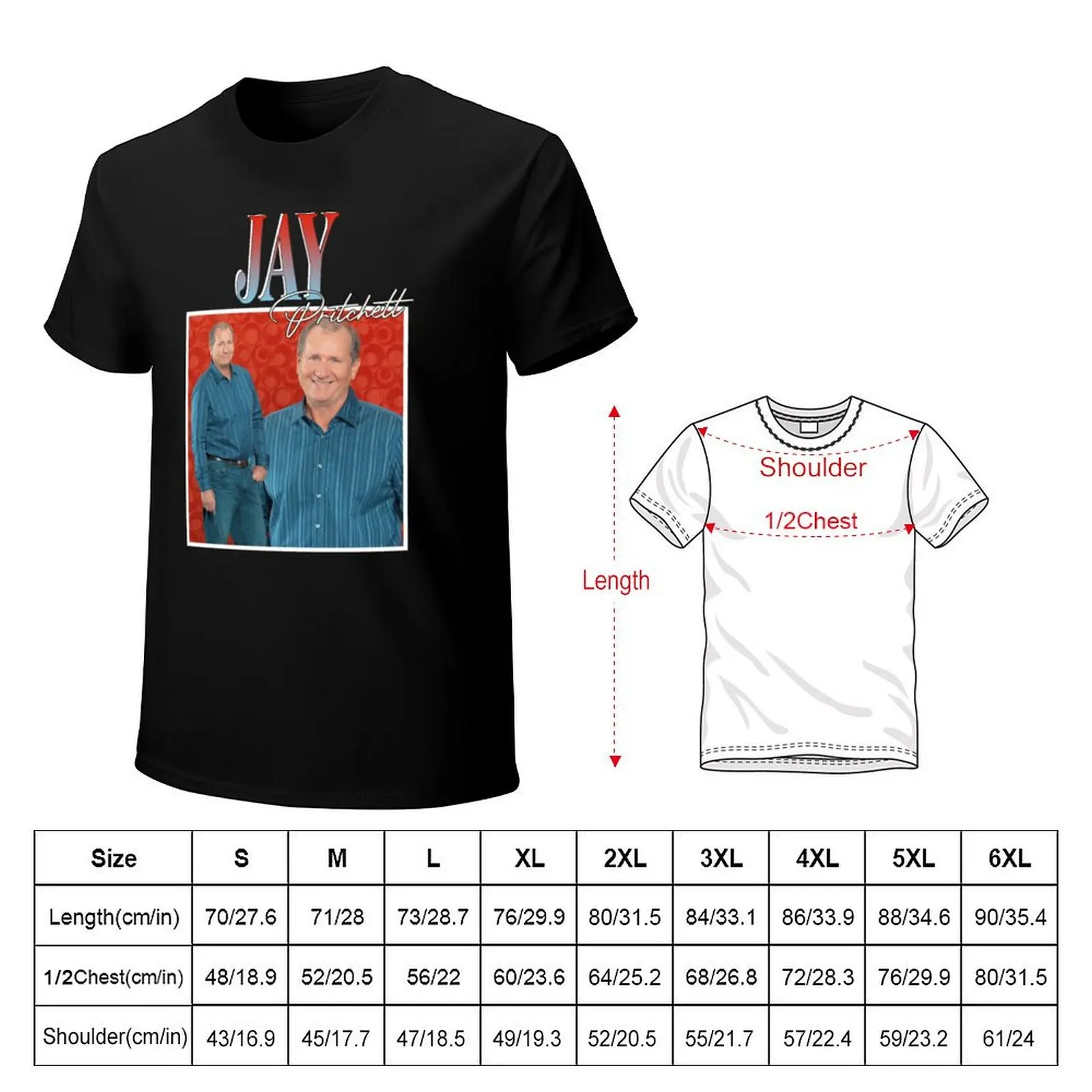 Jay pritchett T-Shirt Plus Size Gym Sports T-Shirt