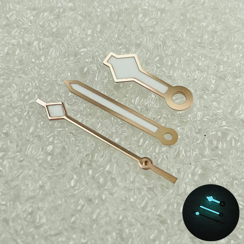 スノーフレーク時計の針 NH35 針ブルー発光時計の針 NH35 NH36 4R 7S ムーブメント SKX007 SRPD SKX009 時計針キットに適合