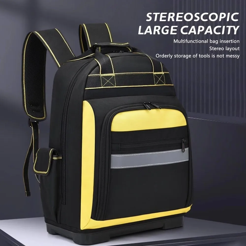 new-large-capacity-tool-backpack-waterproof-wear-resistant-heavy-duty-tool-organizer-thickened-with-hard-bottom-toolkit