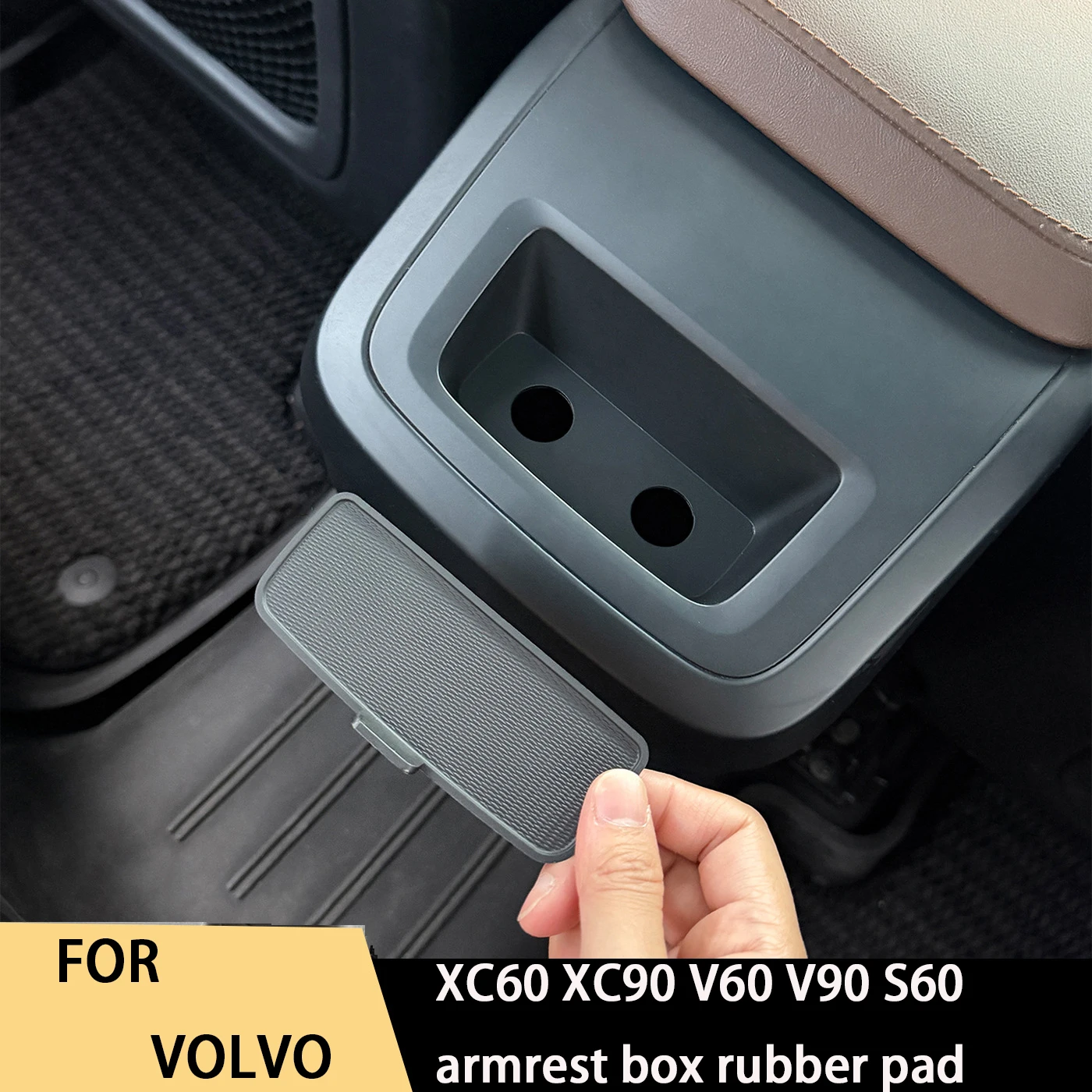 

For the new XC60 XC90 V60 V90 S60 armrest box rubber pad, water cup rubber pad, and bottom pad