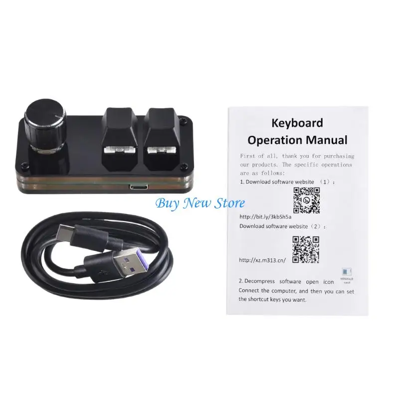 

20ce 2/3/4/5 Ключ 1 Ручка Механическая клавиатура мини -кнопка для кнопки для горячих матчей DIY