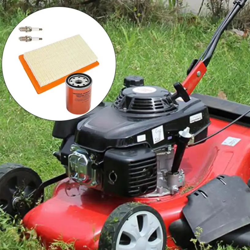Lawn Mower Accessories 6485 Air Filter And 070185E Oil Filter Maintenance Kit For 16-26kW Air-Cooled Generators