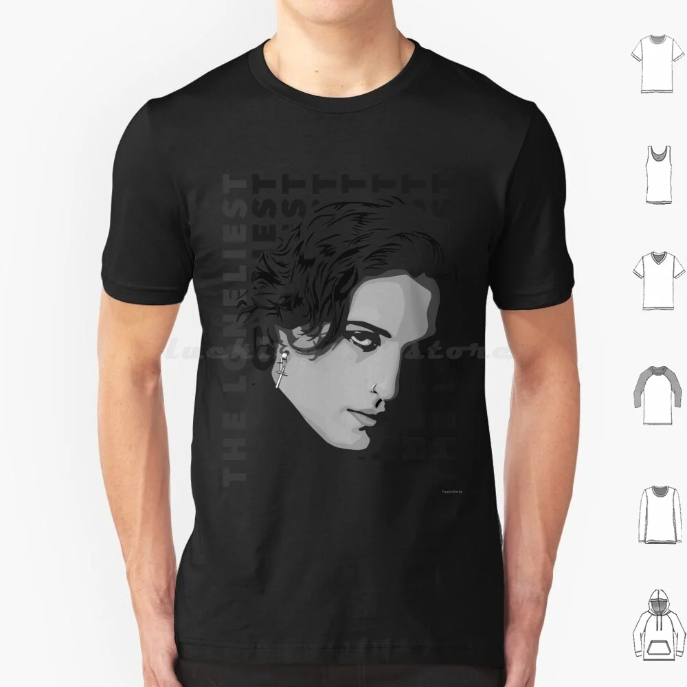 Damiano David 1 camiseta 6xl algodón Cool Tee Maneskin Damiano David música Italia Esc Esc 2021 Esc ganador San Remo banda italiana