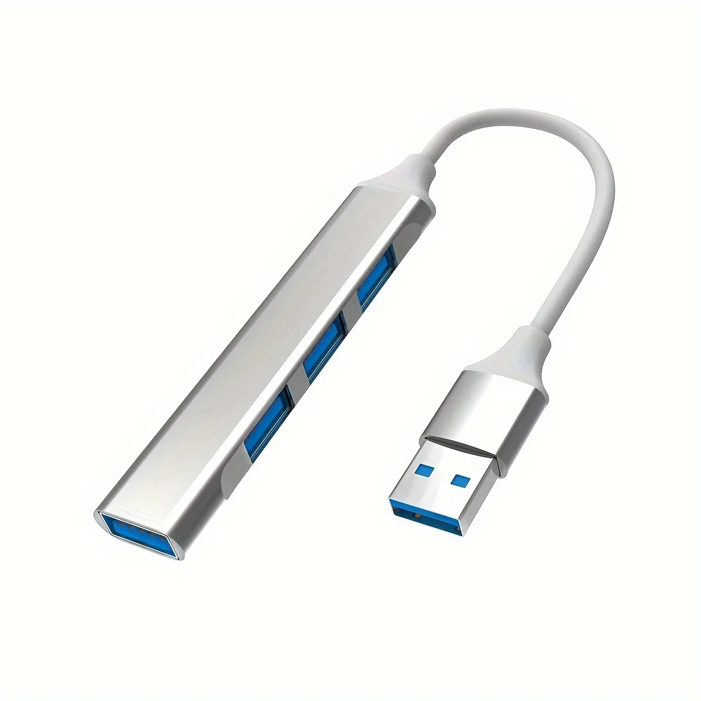 Hub usb tipo c mini usb multi 4 portas 4 em 1 adaptador divisor de liga de alumínio otg para samsung macbook pro air pc notebook