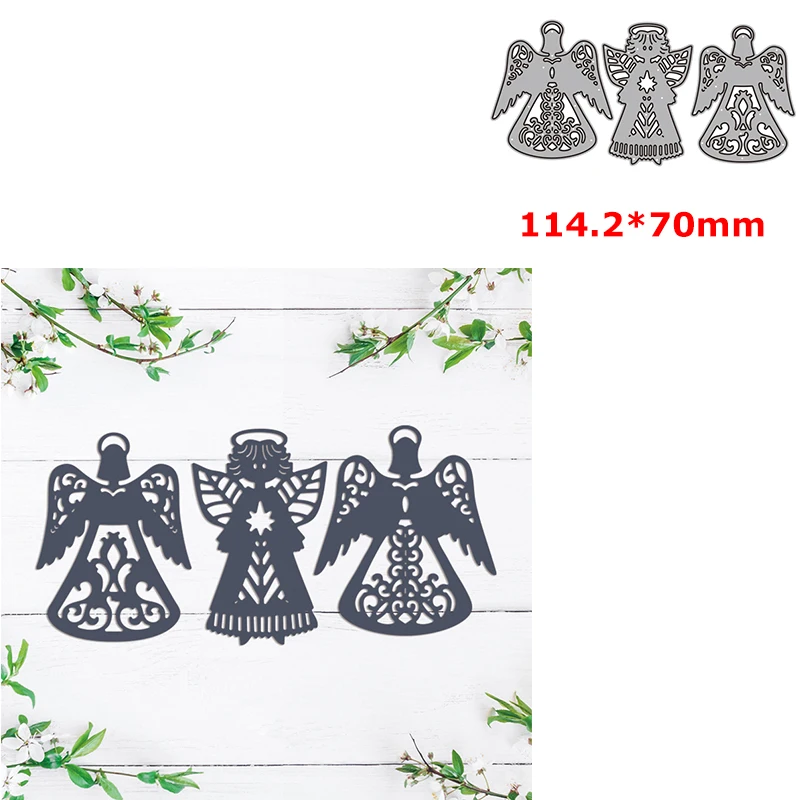 

Holy angels set Metal Cutting Dies Die Cut DIY Scrapbooking Crafting Knife Mould Blade Punch Decor Paper Cards 2022 New