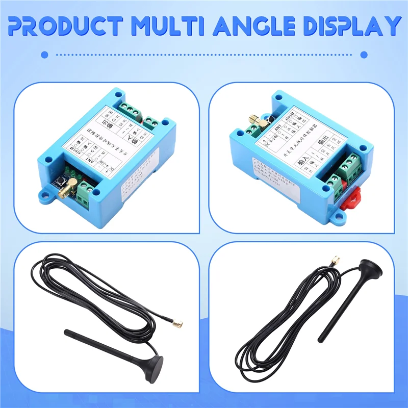 

A73E-Wireless Transceiver Module Wall-Mounted Remote Switching 433M Data Transmission Radio Agriculture Urban Power Generation