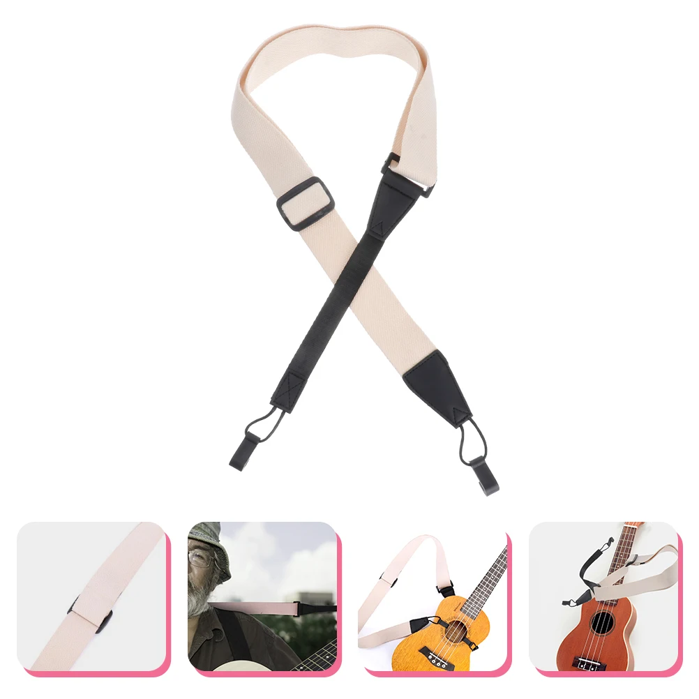 

Ukulele Shoulder Straps Microfiber Cotton Durable Lightweight Instrument Accessories for Guitar Electric Ukulele Straps
