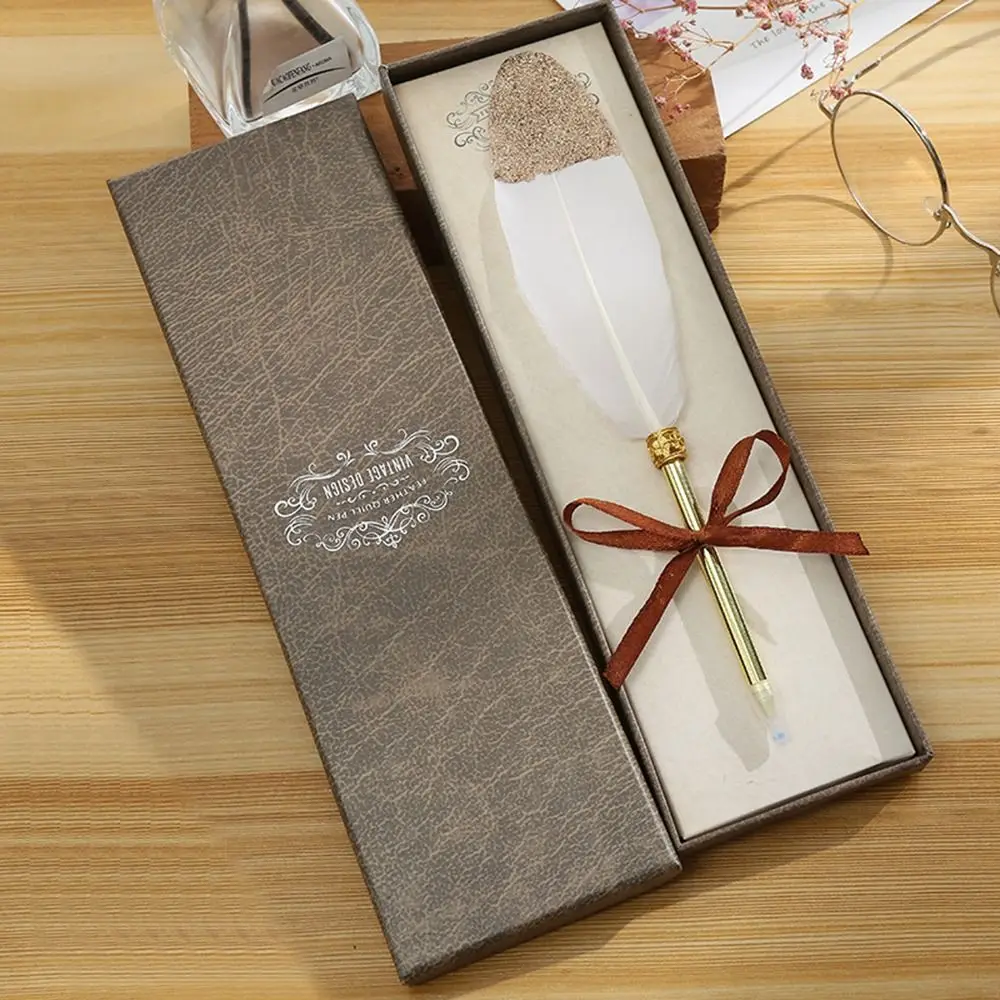 Stationery Signing School Office Students Teachers'Day Gift Boxed ball-point pen Neutral Gel Pen Quill Pen Boxed Ballpoint Pen