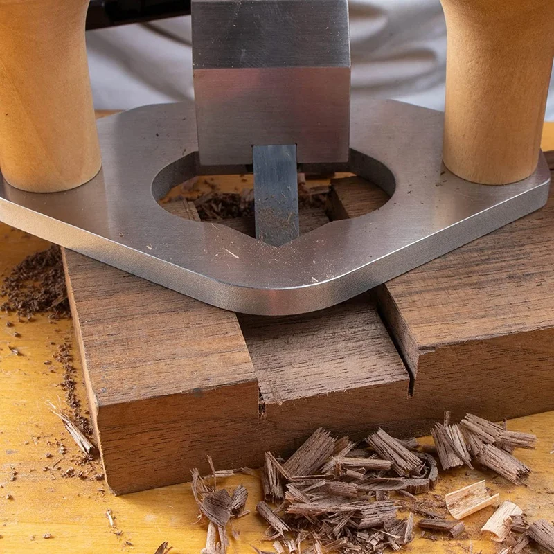 Router Plane,DIY Hand Planer For Woodworking,Hand Router Plane With Comfortable Wood Handle