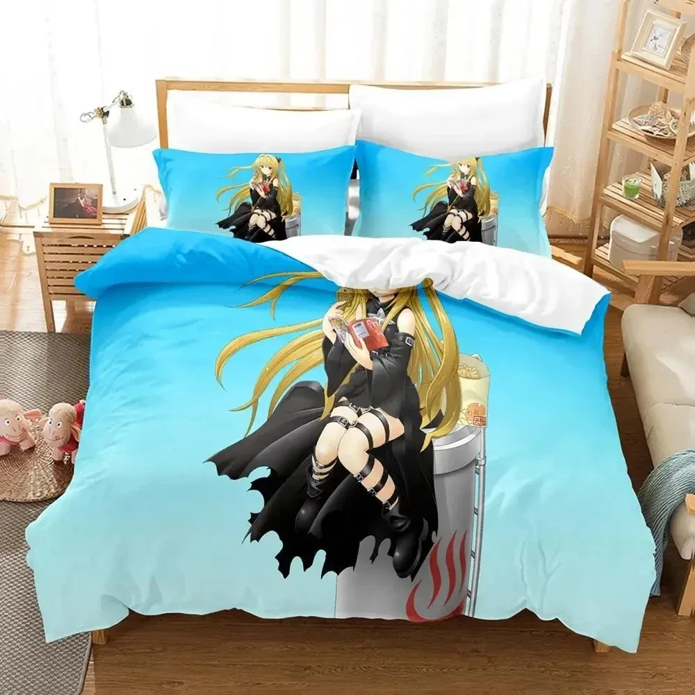 

Anime Yami To LOVE-Ru Bedding Set Duvet Cover Bed Set Quilt Cover Pillowcase Comforter king Queen Size Boys Adult