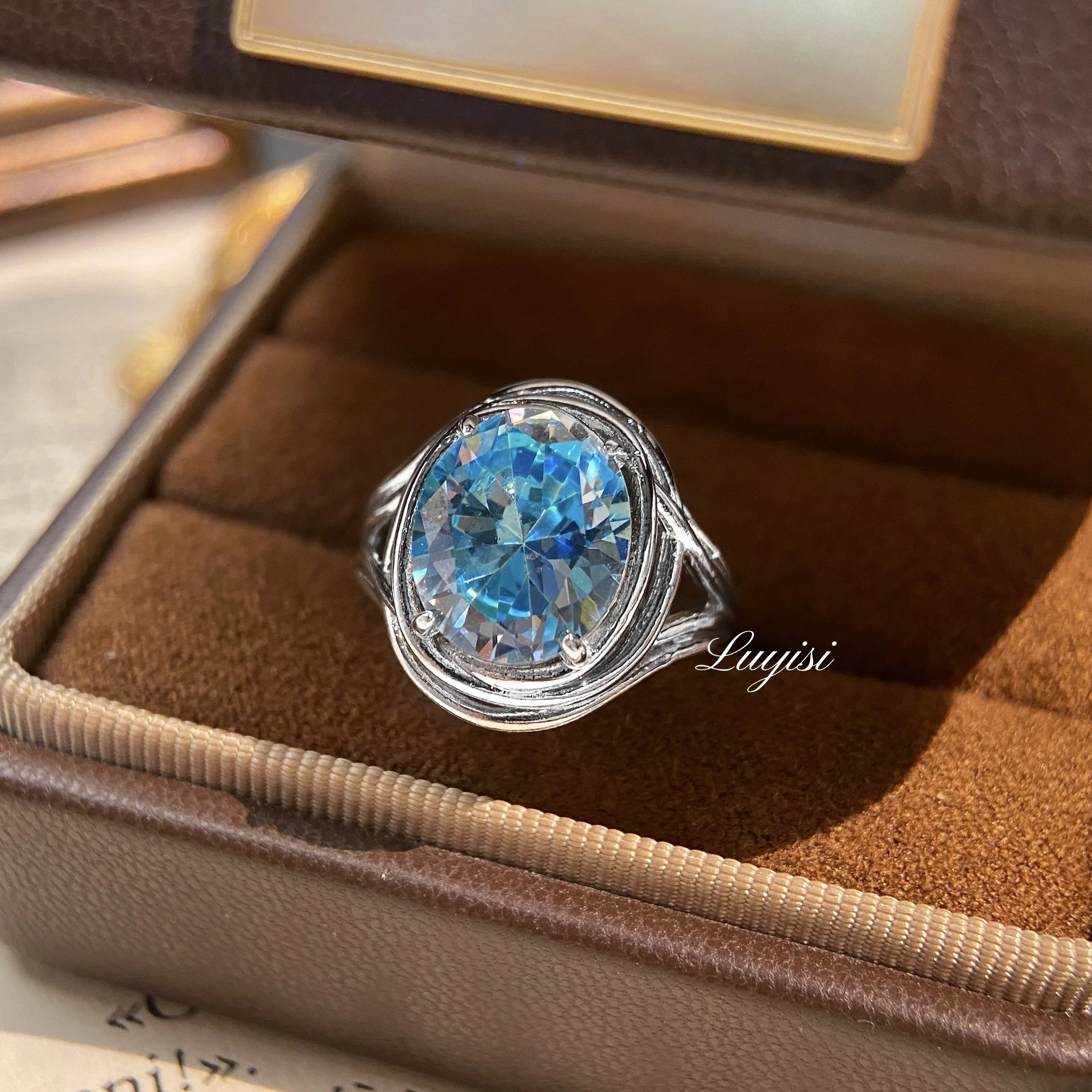 

Opal Silver Ring for Women & Men, Sterling Silver Wedding Band with Iridescent Gemstone, Anniversary & Christmas Jewelry Gift