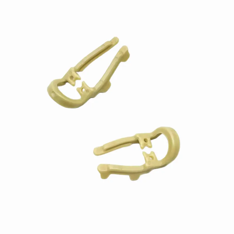 2pcs/1Set Dental Resin Rubber Barrier Clip Dental Distal Extension Premolar Rubber Dental Dam Clamp Dentistry Tools Long/Short