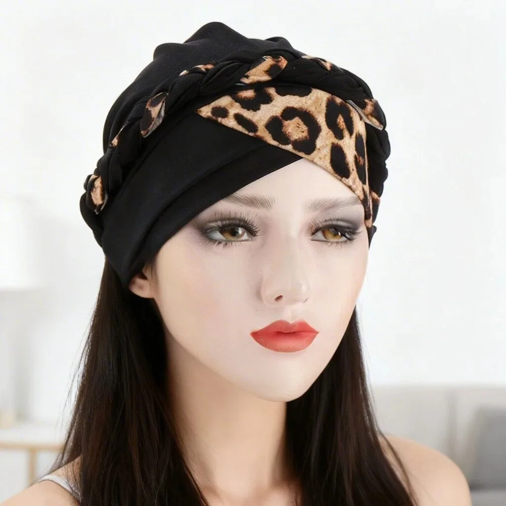 

Новинка 2026: Африканский головной убор, мусульманский модный женский хиджаб, тюрбан, шапка с принтом, плетеная коса, африканский тюрбан и кепка-скулкап