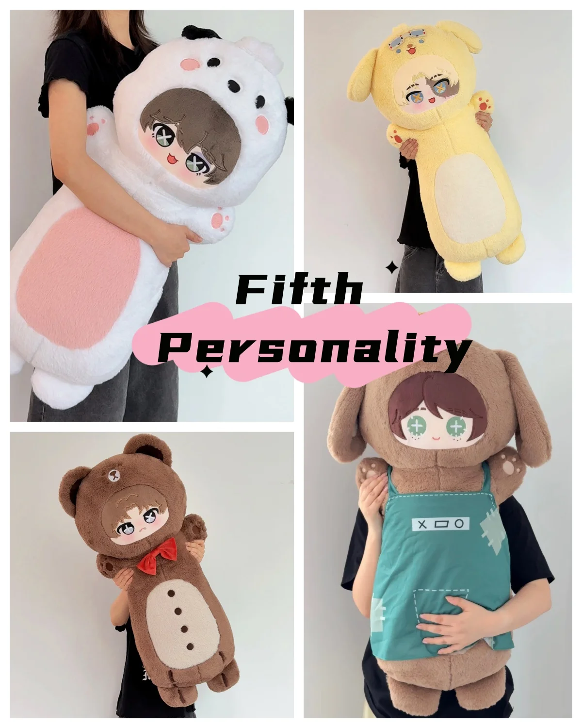 

80cm Plushes "Fifth Personality" Merchandise Includes Mercenary Prospector Prisoner Undertaker Composer Joseph Hug Pillow