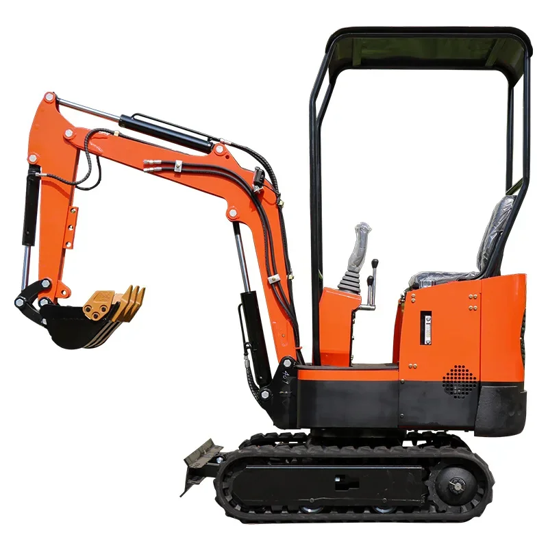 Micro excavator, agricultural orchard engineering excavator, hook machine