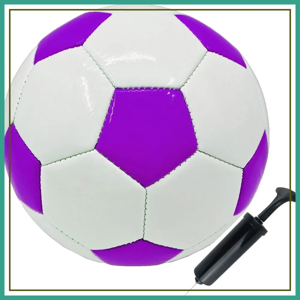 

Soccer Ball Size 2 with Pump for Toddlers Kids Indoor Outdoor Training