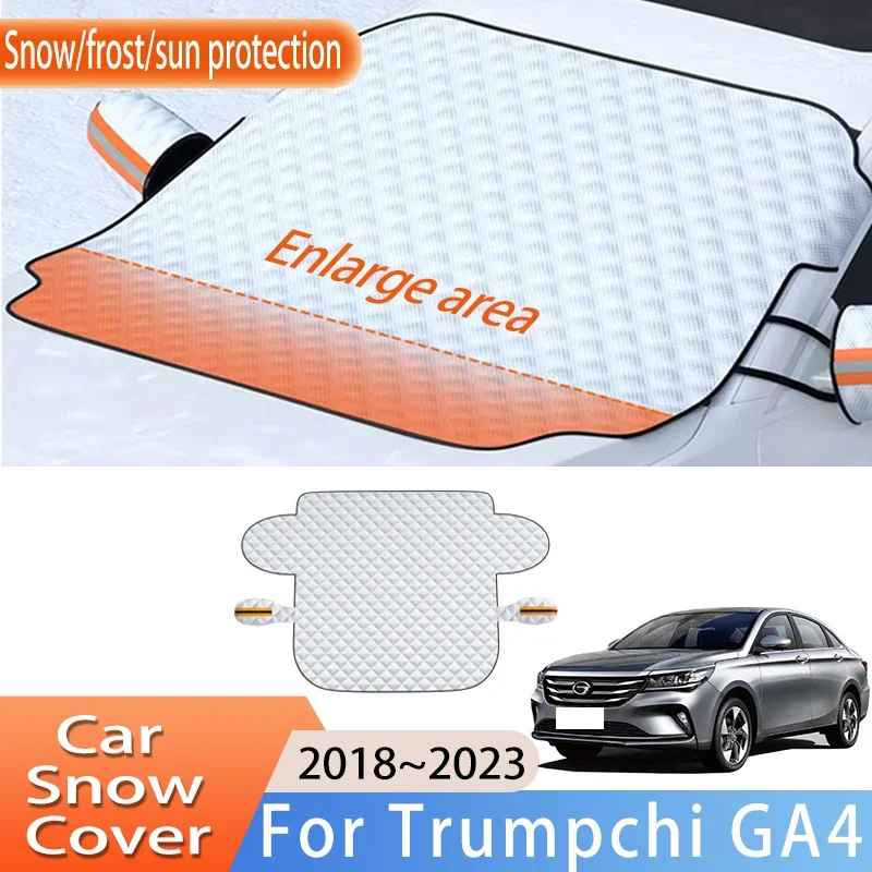 

Car Accessories For Trumpchi GA4 2018~2023 2019 2020 Front Windscreen Snow Cover Ice Frost Sun Protector Waterproof Auto Parts