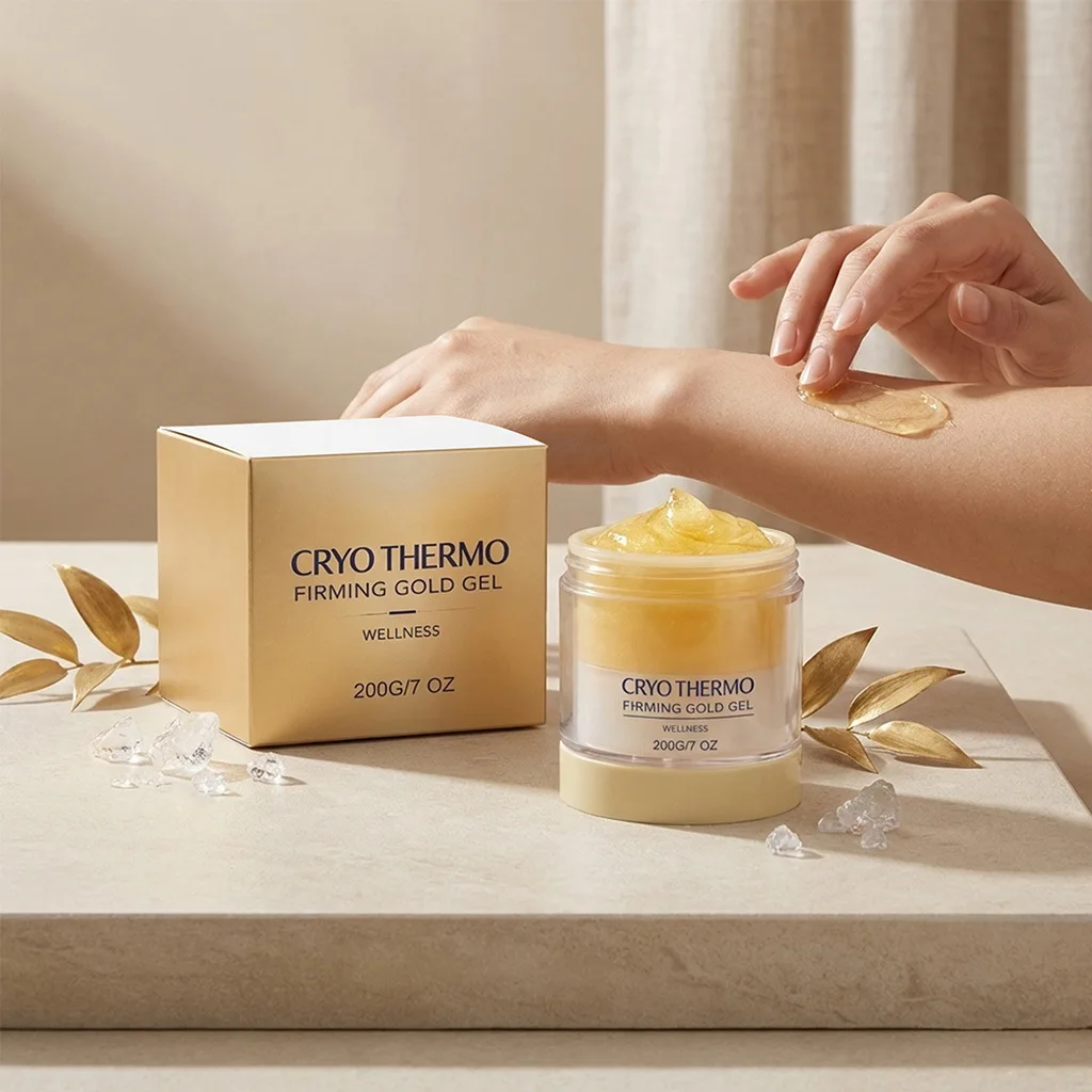 

Cryo Thermo Firming Gold Gel Skin Sagging Treatment Accelerating Fat Metabolism Improve Skin Elasticity Skin Detoxification Gel