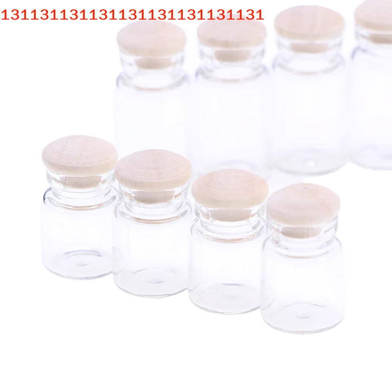 4 szt./zestaw Przezroczyste mini słoiki na słodycze do domku dla lalek, scena zabawy z jedzeniem, słoik do przechowywania w kuchni