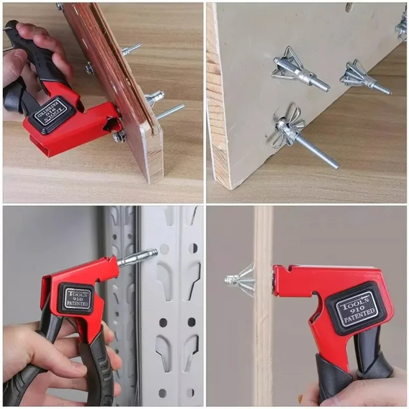 Hand Tools Plasterboard Tool Gypsum Board Anchor Fixed Metal Gun Pladur Hollow Wall Plugs Drywall Tooling Molly Mounting Home