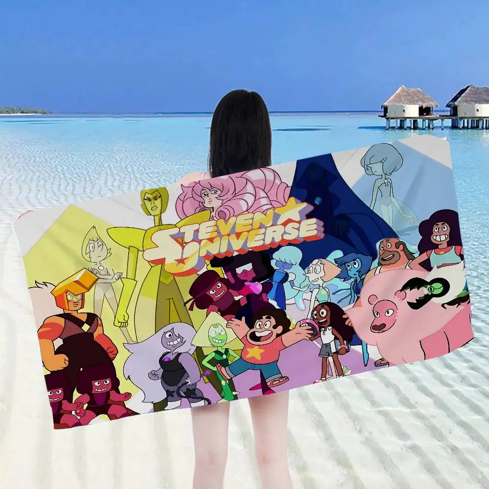 Animation S-Steven U-Universe Microfiber Beach Towel Absorbent Quick Dry Soft Yoga Swimming Resort Mountain Climbing Towel
