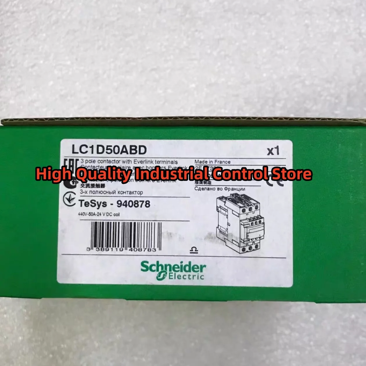 

Contactor LC1D50ABD LC1D50AFD new original